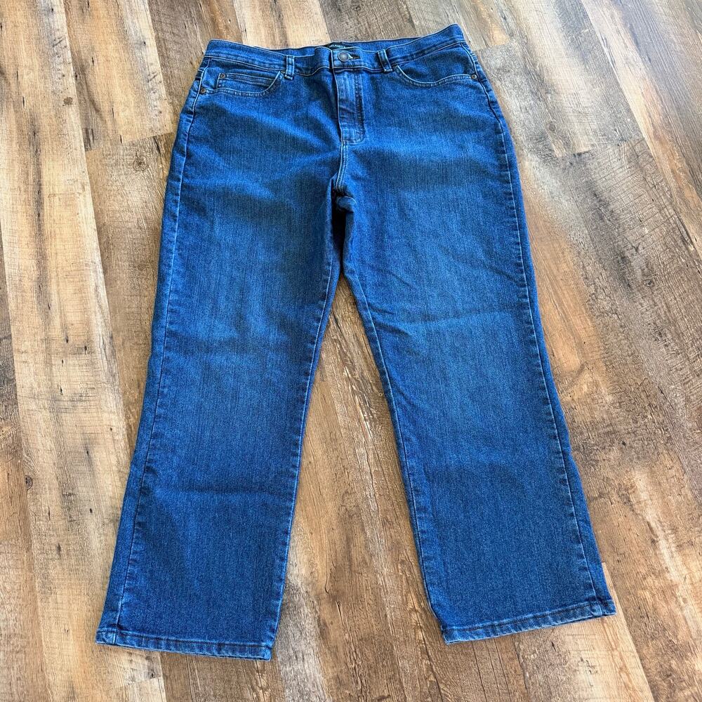 Lee Relaxed Fit Jeans Women’s 16P Blue High Rise Straight Denim